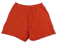 Červené bavlnené kraťasy