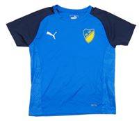 Modro-tmavomodré športové tričko s logom Puma