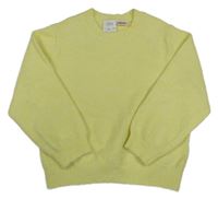 Citronový oversize sveter Zara