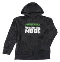 Šedá mikina s Minecraft a kapucí Primark