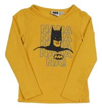 Hořčicové triko s Batmanem 