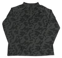 Tmavošedo-čierna army thermo mikina ERGEENOMIXX