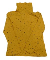 Okrový rolák s lístečky KIABI