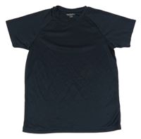 Tmavomodré sportovní funkční tričko Tchibo