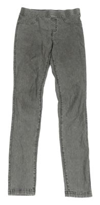 Sivé plesňové džegíny H&M