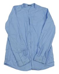 Svetlomodrá vzorovaná košeľa Destination