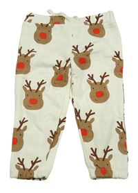 Krémové tepláky so sobmi Primark