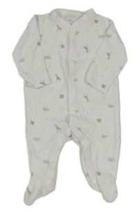 Bílý overal se zvířaty The Little White Company