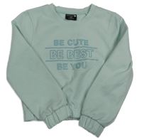 Mátová mikina s nápisom Ergeenomixx