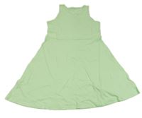 Zelenkavé bavlněné šaty Amazon