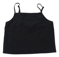 Čierny crop top H&M