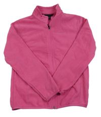 Ružová fleecová funkčná prepínaci mikina s logom Everest