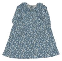 Modré kvetované šaty Matalan