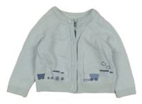 Svetlomodrý prepínaci sveter s vlaky Next