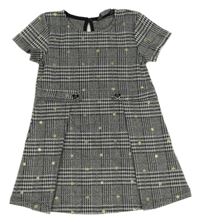 Čierno-sivé vzorované úpletové šaty Primark