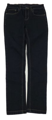 Tmavomodré skinny rifle C&A