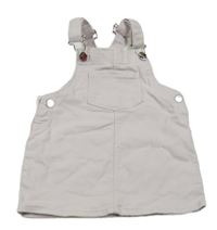 Svetloružové na traké rifľové šaty s vreckom Primark