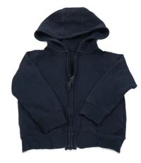 Tmavomodrá prepínaci mikina s kapucňou Matalan