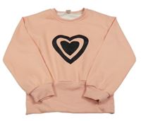 Marhuľová mikina so srdcem