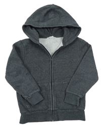 Tmavosivá prepínaci mikina s kapucňou H&M