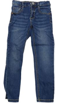 Tmavomodré skinny rifle Zara