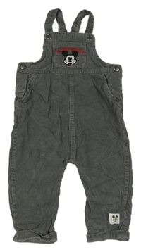 Sivé na traké manšestráky s Mickeym Primark