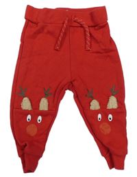 Červené tepláky so sobmi Primark