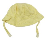 Žlutý puntíkatý klobouček Benetton