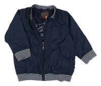 Tmavomodrý šusťákový bomber Esprit