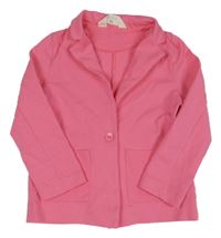 Růžové teplákové sako H&M