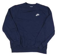 Tmavomodrá mikina s logem Nike