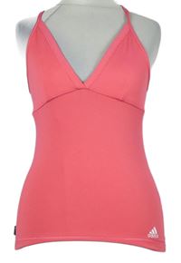 Dámksý růžový sportovní funkční top Adidas 