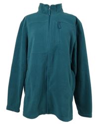 Pánská petrolejová fleecová propínací mikina X-mail