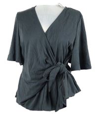 Nové - Dámská břidlicová zavinovací halenka Oasis 