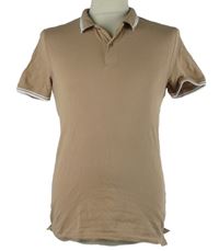 Pánské béžové polo tričko X-mail 
