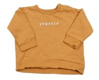 Oranžová mikina s nápisom George