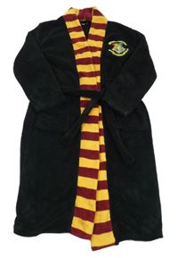 Černo-pruhovaný chlupatý župan Harry Potter vel.176