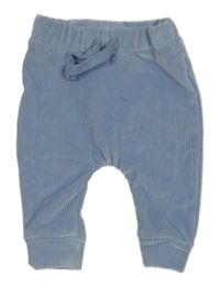 Modré rebrované zamatové nohavice Little Nutmeg