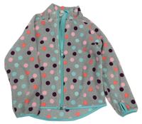 Sivá bodkovaná á fleecová prepínaci mikina H&M