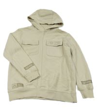 Béžová mikina s kapucí a kapsami George