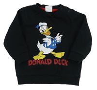 Čierna mikina s Donaldem Disney