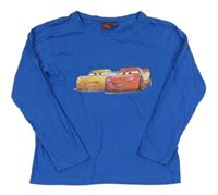 Modré tričko s potiskem - Cars Disney