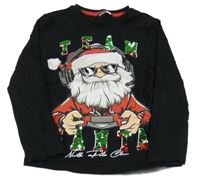 Čierne tričko so Santou Pep&Co