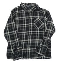 Čierno-sivá kockovaná košeľa zn. Primark