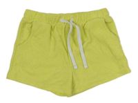 Limetkové froté kraťasy Matalan