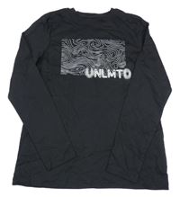 Tmavomodré tričko s potlačou a nápisom George