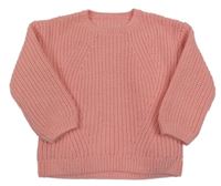 Lososový žinylkový sveter Dunnes