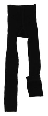 Černé punčochové kamaše Pocopiano