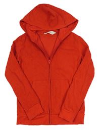 Červená prepínaci mikina s kapucňou H&M