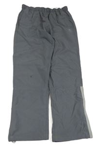 Sivé šušťákové funkčné nohavice Domyos